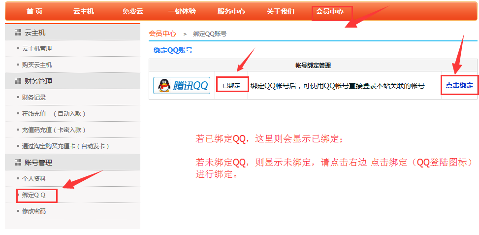 如何使用QQ账号登陆会员中心？(图2)